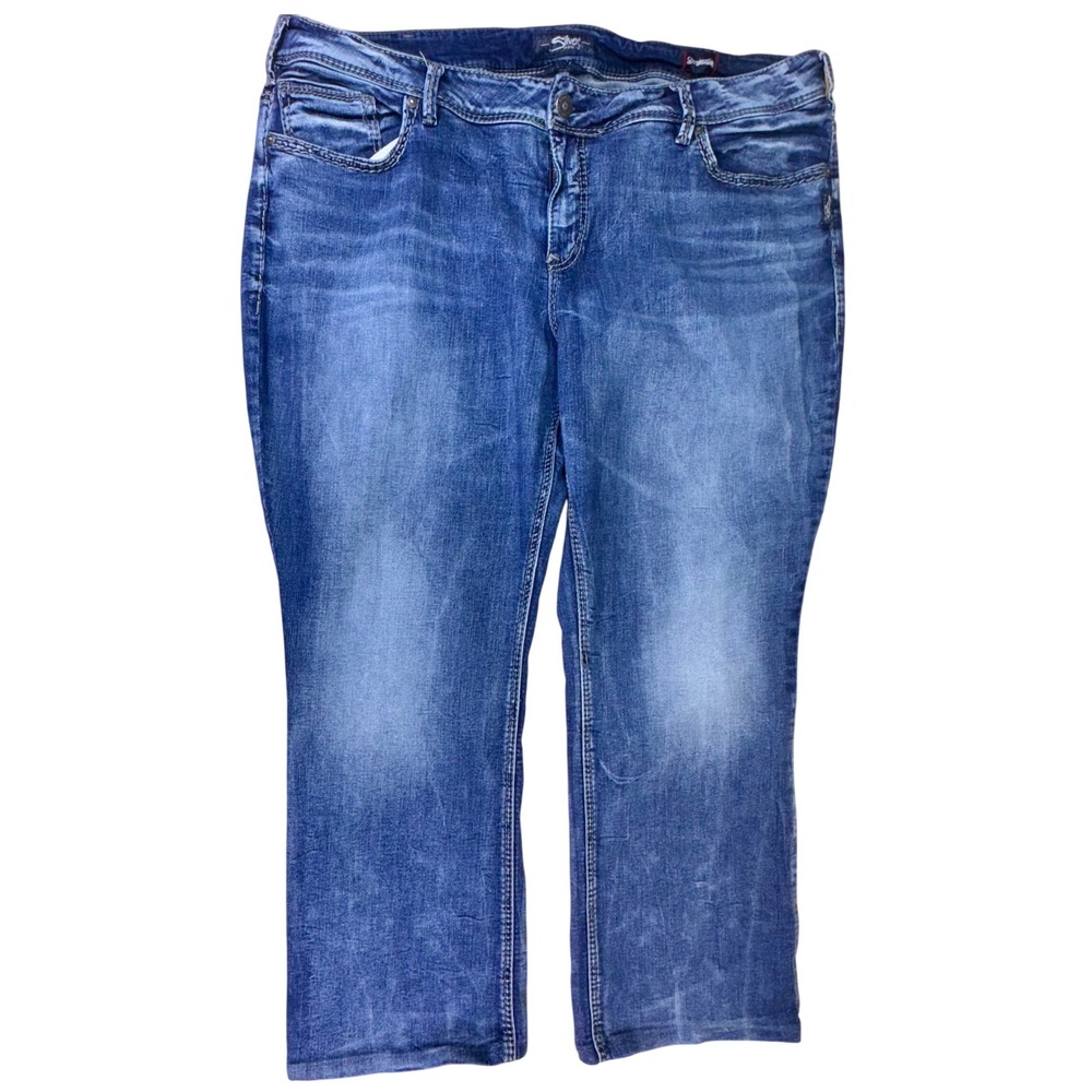 Silver Jeans‎ Co. Suki High Slim Bootcut Jeans Women's 24 L31 Altered Inseam 28